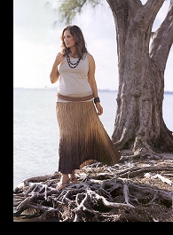 Barbara Brickner modelling for Elena Miro, Spring 2004