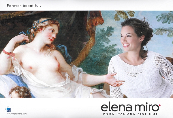Barbara Brickner modelling for Elena Miro, Spring 2003