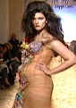 On the runway in the Jean-Paul Gaultier Spring/Summer 2006 Pret-a-porter show in Paris