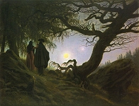 Caspar David Friedrich, 'Man and Woman Contemplating the Moon'