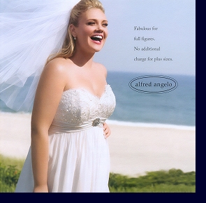 Modelling for Alfred Angelo, 2009