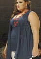 On the runway at ''Fashion Weekend Plus Size,'' July 2010