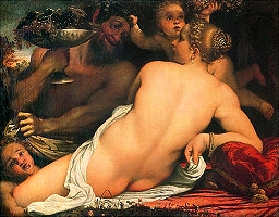 Carracci, 'Venus with Satyr' c.1588
