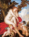 Sleeping Venus with Cupids in a Landscape