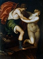Orpheus Leading Euridyce out of the Underworld