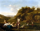 Landscape with Bathing Nudes