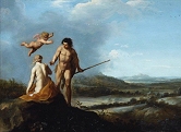 Nymph and Shepherd in a Landscape